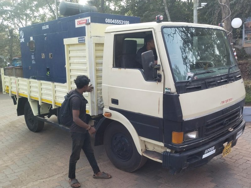 125 KVA DPK diesel generator delivered by truck in Goa