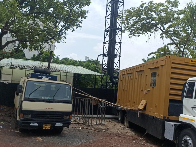 High capacity industrial DG set on rent in Goa